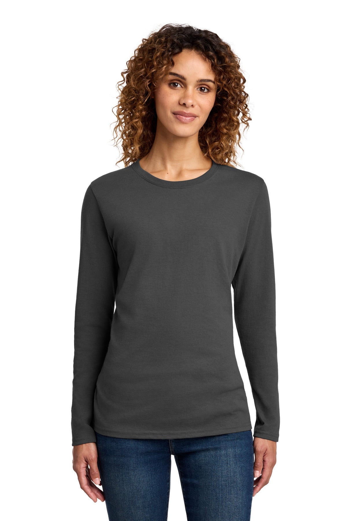 Port & Company LPC54LS Women's Long Sleeve Core Cotton Tee | Port & Co LPC54LS