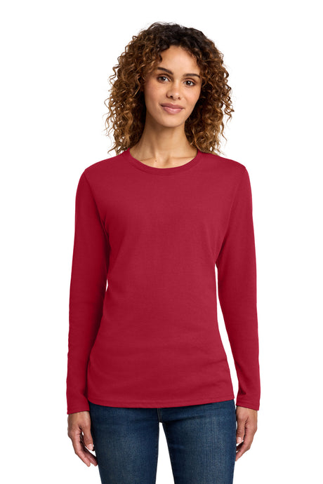 Port & Co ™  Women's Long Sleeve Core Cotton Tee. LPC54LS - Port & Co LPC54LS
