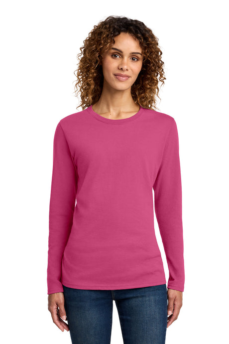 Port & Co ™  Women's Long Sleeve Core Cotton Tee. LPC54LS - Port & Co LPC54LS