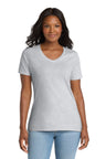 Port & Company LPC54V Women's Core Cotton V-Neck Tee | Port & Co LPC54V
