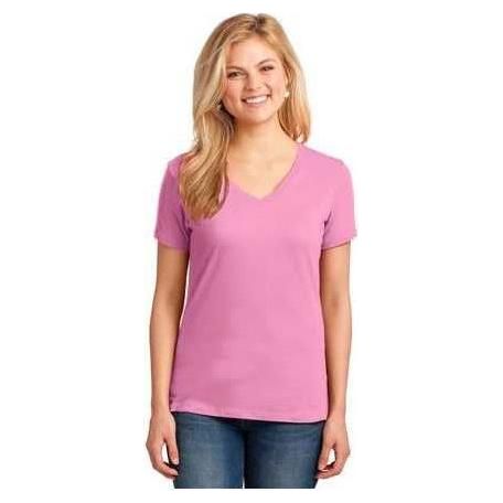Joe's USA Ladies 5.4-oz 100% Cotton V-Neck T-Shirt Joe's USA