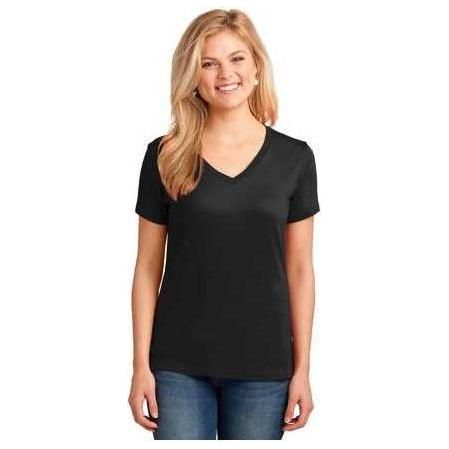 Joe's USA Ladies 5.4-oz 100% Cotton V-Neck T-Shirt Joe's USA