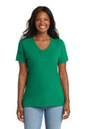 Port & Company LPC54V Women's Core Cotton V-Neck Tee | Port & Co LPC54V