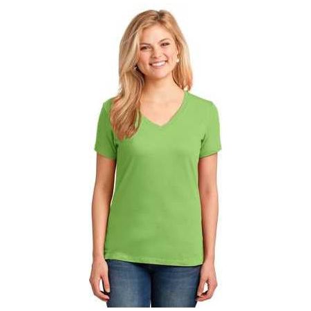 Joe's USA Ladies 5.4-oz 100% Cotton V-Neck T-Shirt Joe's USA Womens Apparel