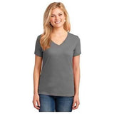 Joe's USA Ladies 5.4-oz 100% Cotton V-Neck T-Shirt Joe's USA