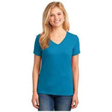 Joe's USA Ladies 5.4-oz 100% Cotton V-Neck T-Shirt Joe's USA