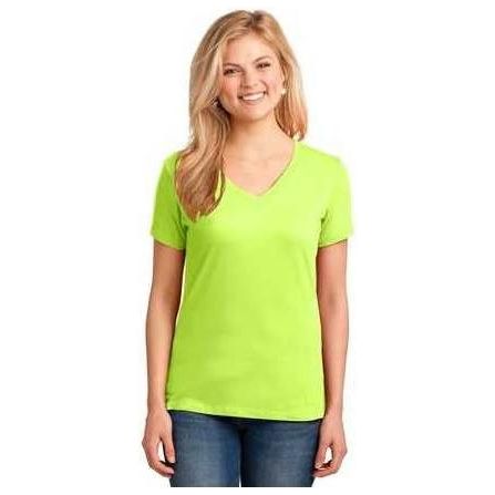 Joe's USA Ladies 5.4-oz 100% Cotton V-Neck T-Shirt Joe's USA