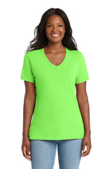Port & Company LPC54V Women's Core Cotton V-Neck Tee | Port & Co LPC54V
