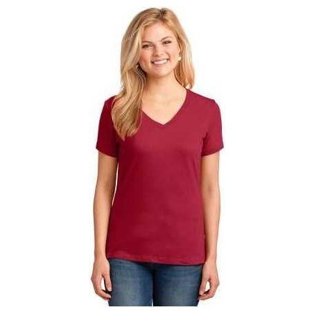 Joe's USA Ladies 5.4-oz 100% Cotton V-Neck T-Shirt Joe's USA