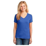 Joe's USA Ladies 5.4-oz 100% Cotton V-Neck T-Shirt Joe's USA