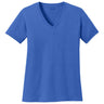 Joe's USA Ladies 5.4-oz 100% Cotton V-Neck T-Shirt-RoyalBlue Joe's USA Royal Blue XS