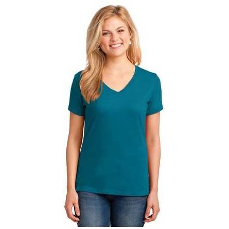 Joe's USA Ladies 5.4-oz 100% Cotton V-Neck T-Shirt Joe's USA Womens Apparel