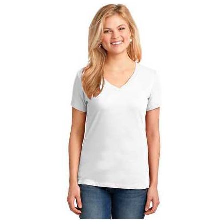 Joe's USA Ladies 5.4-oz 100% Cotton V-Neck T-Shirt Joe's USA Womens Apparel