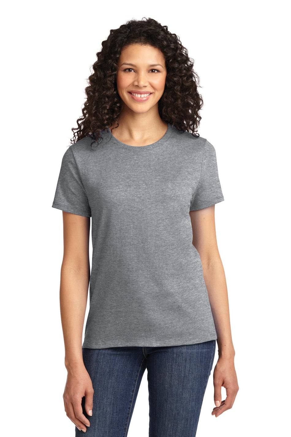 Port & Company ®  Women's Essential Tee. LPC61 - Athletic Heather - Port & Company LPC61