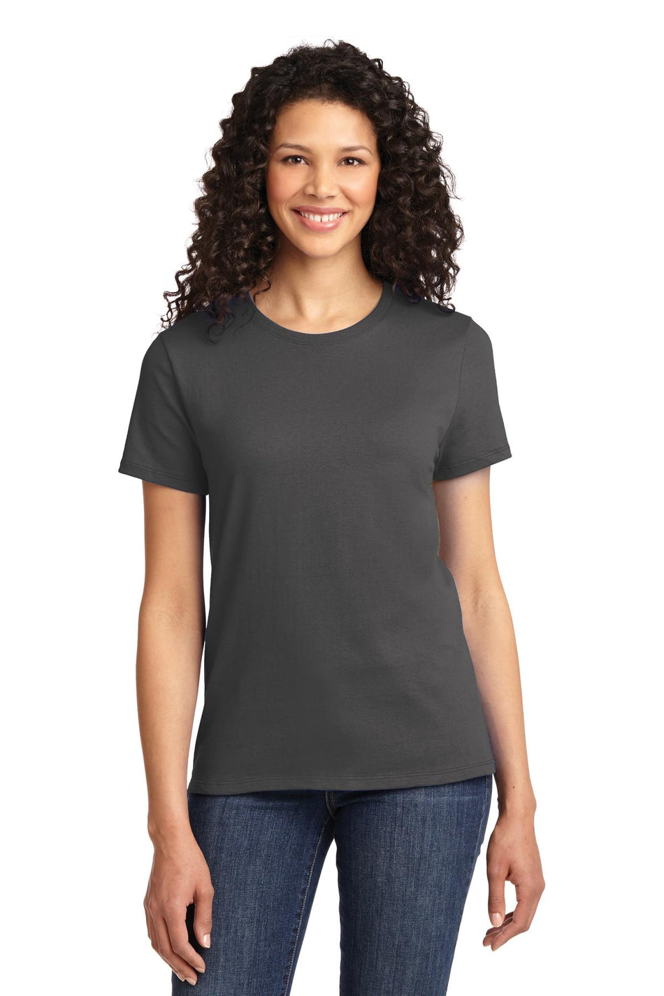 Port & Company ® Women's Essential Tee. LPC61 - Charcoal - Port & Company LPC61 T-Shirts Port & Company Charcoal XS