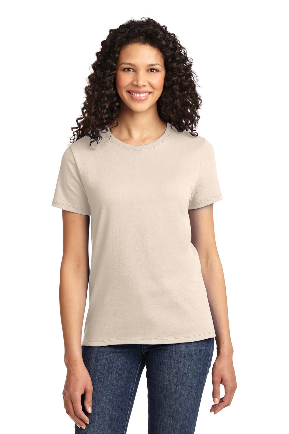 Port & Company ® Women's Essential Tee. LPC61 - Natural - Port & Company LPC61 T-Shirts Port & Company Natural XS