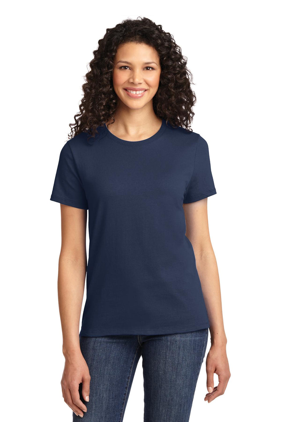 Port & Company ® Women's Essential Tee. LPC61 - Navy - Port & Company LPC61 T-Shirts Port & Company Navy XS