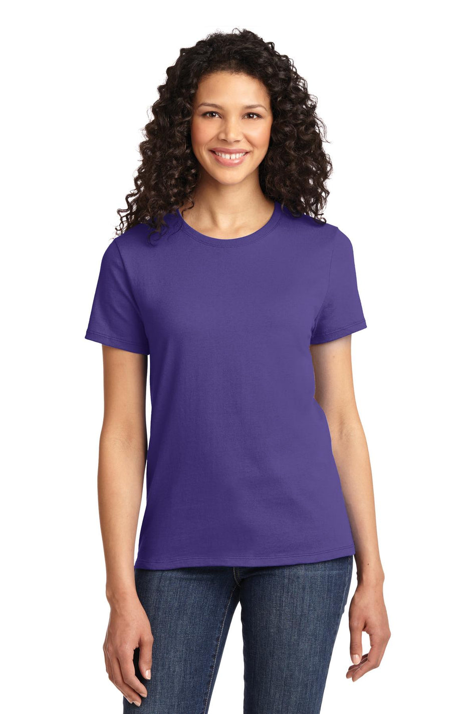 Port & Company ® Women's Essential Tee. LPC61 - Purple - Port & Company LPC61 T-Shirts Port & Company Purple XS