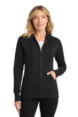 Port & Co ™  Women's Core Fleece Full-Zip Hooded Sweatshirt. LPC78ZH - Port & Co LPC78ZH
