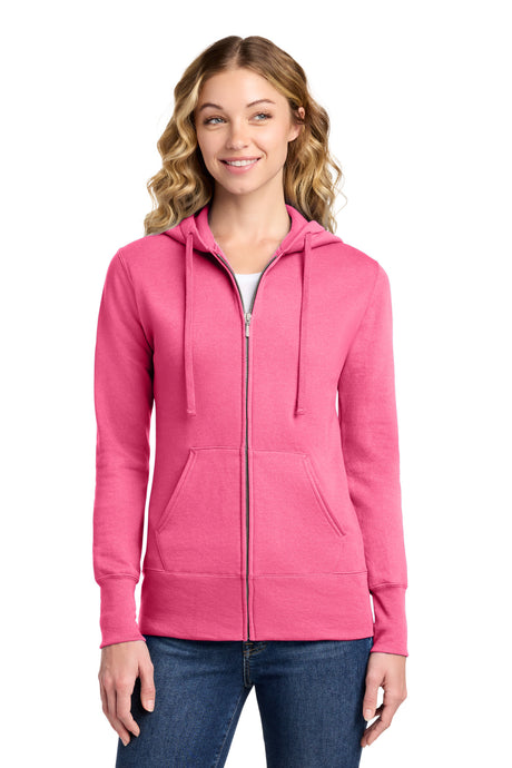 Port & Co ™  Women's Core Fleece Full-Zip Hooded Sweatshirt. LPC78ZH - Port & Co LPC78ZH