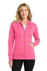 Port & Co ™  Women's Core Fleece Full-Zip Hooded Sweatshirt. LPC78ZH - Port & Company LPC78ZH