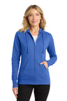 Port & Co ™  Women's Core Fleece Full-Zip Hooded Sweatshirt. LPC78ZH - Port & Company LPC78ZH