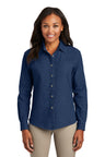 Port & Co ™  Women's Long Sleeve Value Denim Shirt.  LSP10 - Port & Company LSP10
