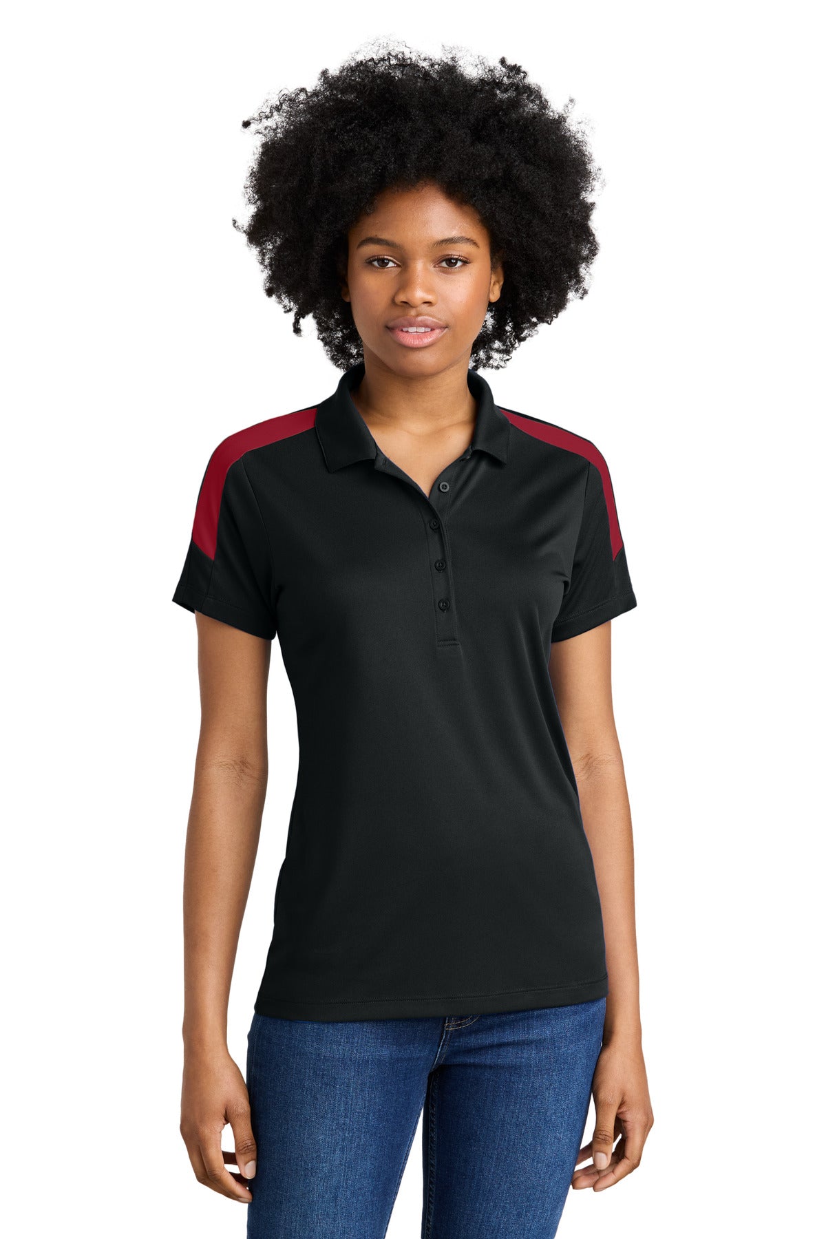 Sport-Tek LST104 Women's Competitor United Polo