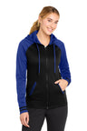 Sport-Tek LST236 Women's Sport-Wick Varsity Fleece Full-Zip Hooded Jacket
