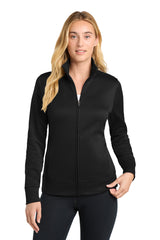Sport-Tek ®  Women's Sport-Wick ®  Fleece Full-Zip Jacket.  LST241 - Sport-Tek LST241