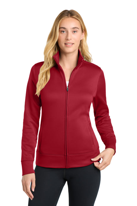 Sport-Tek ®  Women's Sport-Wick ®  Fleece Full-Zip Jacket.  LST241 - Sport-Tek LST241