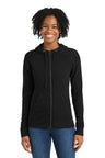 Sport-Tek LST293 Women's PosiCharge Tri-Blend Wicking Fleece Full-Zip Hooded Jacket
