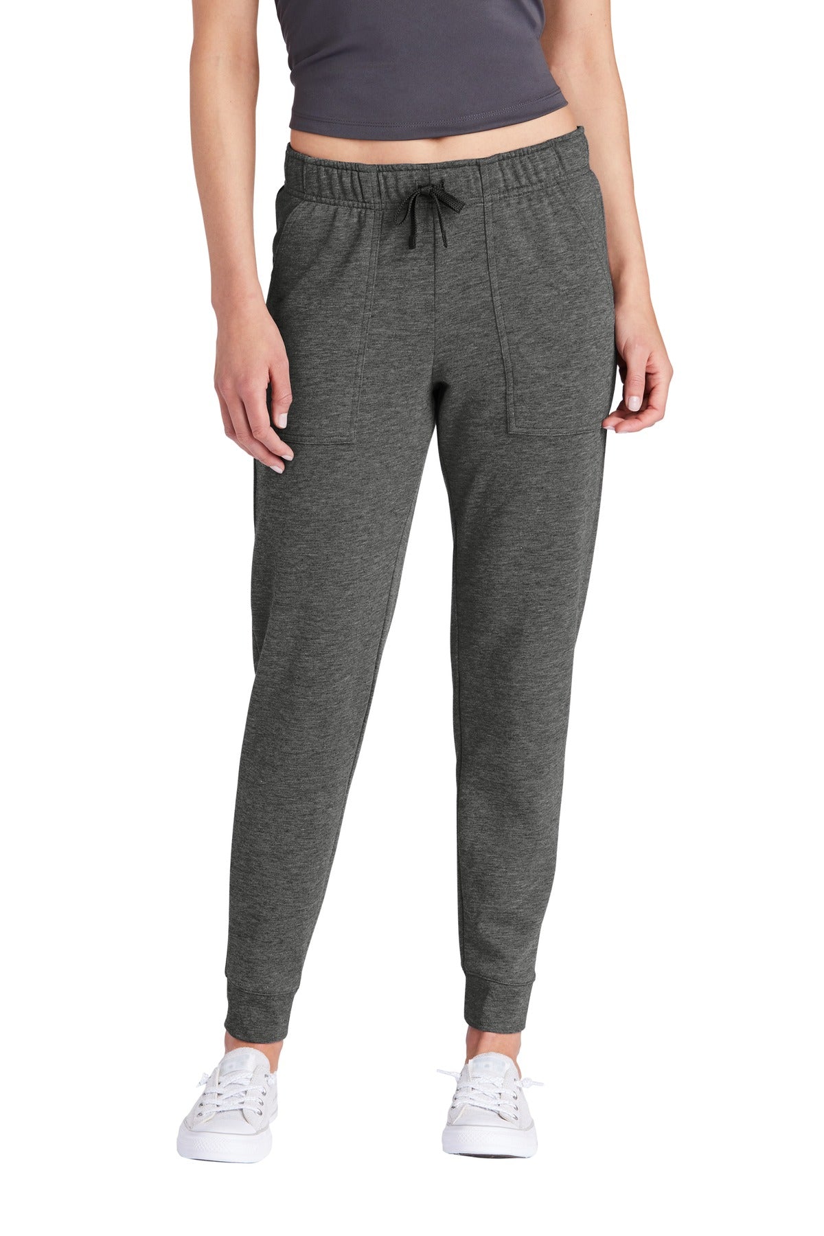 Sport-Tek LST299 Women's PosiCharge Tri-Blend Wicking Fleece Jogger
