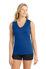 Sport-Tek LST352 Women's Sleeveless PosiCharge Competitor V-Neck Tee