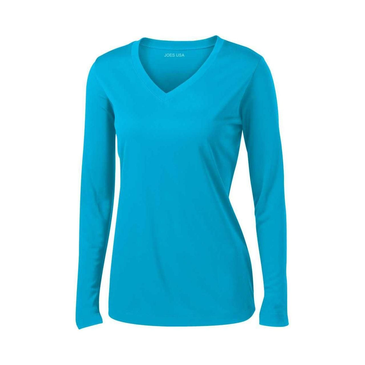 Ladies Long Sleeve Moisture Wicking Athletic Shirts in Sizes XS-4XL Joe's USA