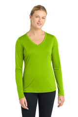 Sport-Tek ®  Women's Long Sleeve PosiCharge ®  Competitor™ V-Neck Tee. LST353LS - Sport-Tek LST353LS