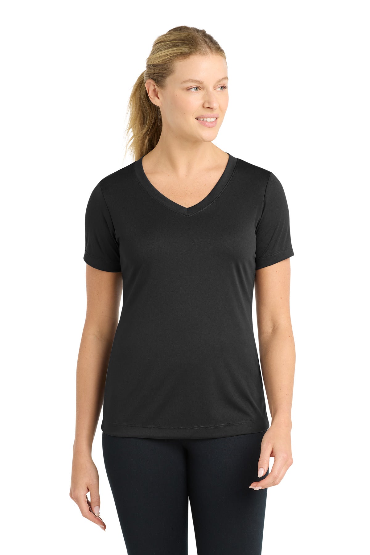 Sport-Tek LST353 Women's PosiCharge Competitor V-Neck Tee