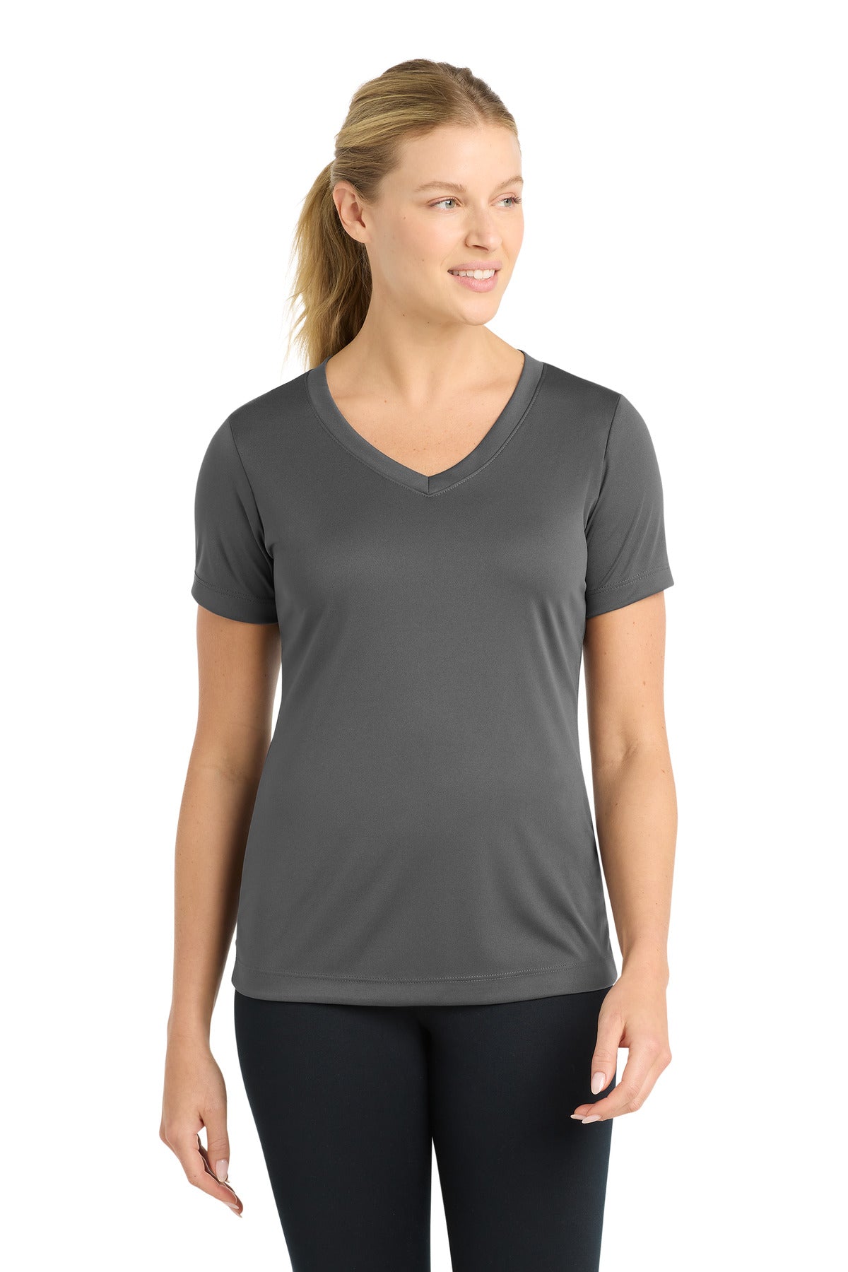 Sport-Tek LST353 Women's PosiCharge Competitor V-Neck Tee