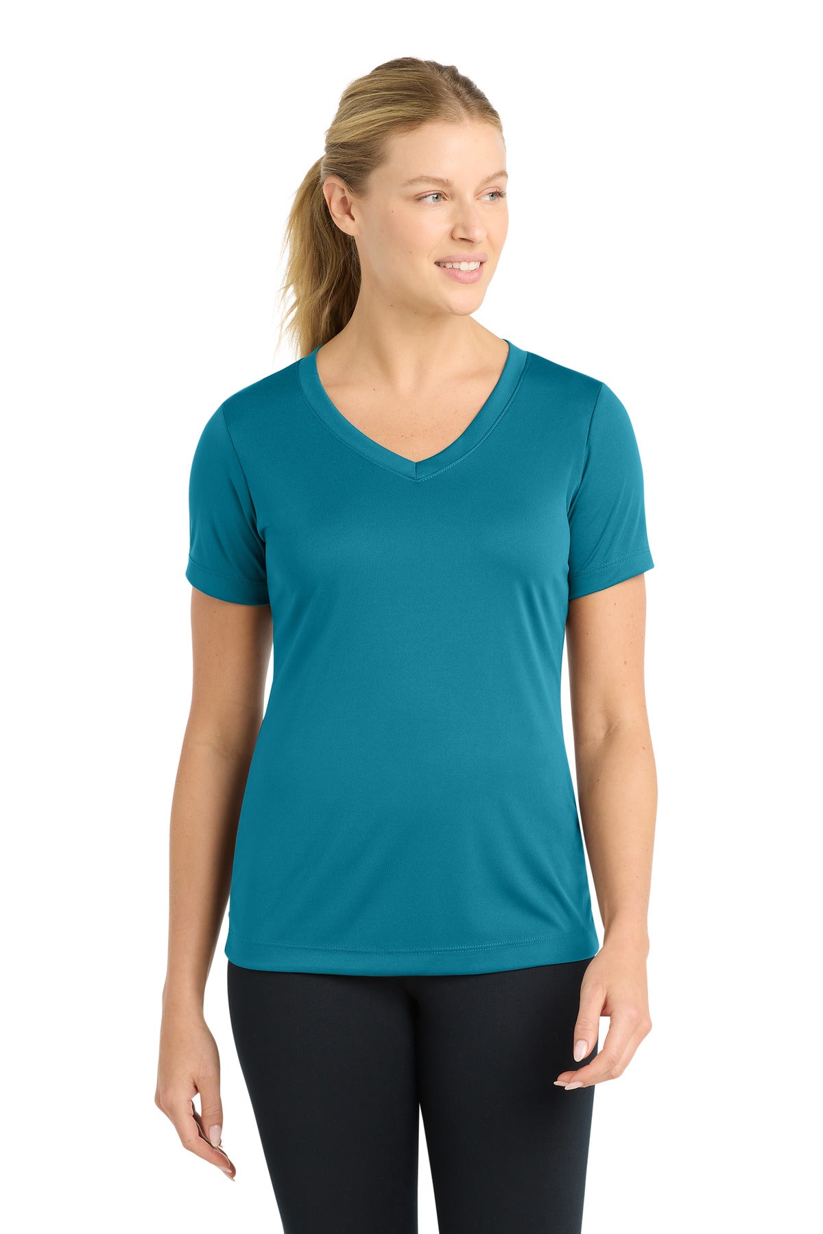 Sport-Tek LST353 Women's PosiCharge Competitor V-Neck Tee