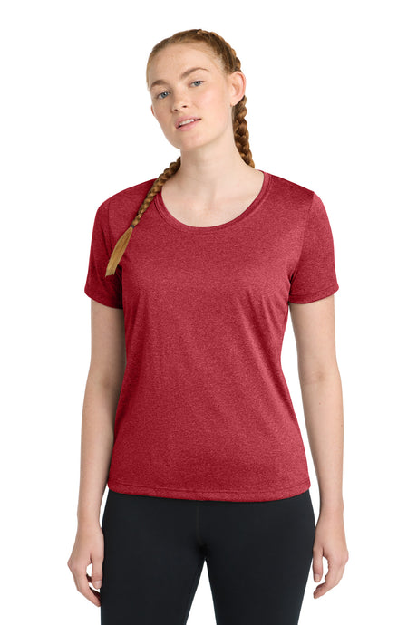 Sport-Tek ®  Women's Heather Contender ™  Scoop Neck Tee. LST360 - Sport-Tek LST360