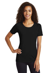 Sport-Tek  ®  Women's PosiCharge  ®  Tri-Blend Wicking Scoop Neck Raglan Tee. LST400 - Sport-Tek LST400