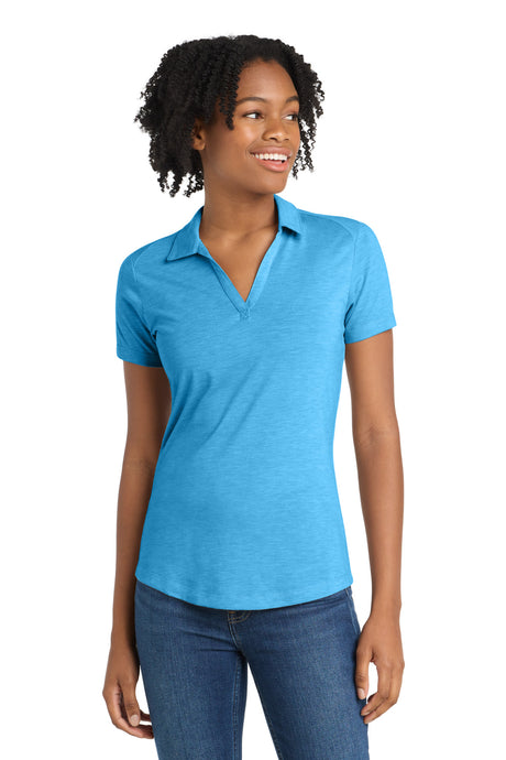 Sport-Tek  ®  Women's PosiCharge  ®  Tri-Blend Wicking Polo. LST405 - Sport-Tek LST405