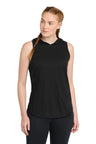Sport-Tek  ®  Women's PosiCharge  ®  Tri-Blend Wicking Draft Hoodie Tank. LST410 - Sport-Tek LST410