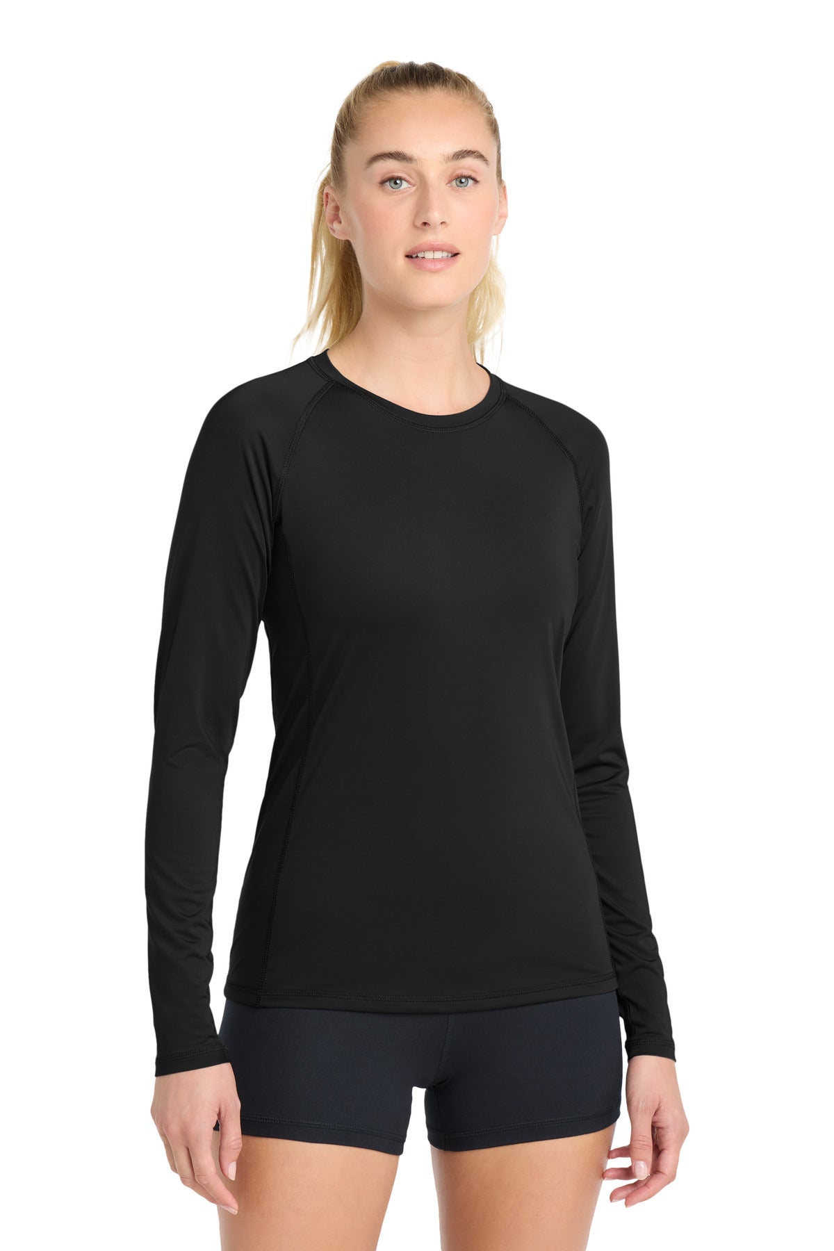 Sport-Tek LST470LS Women's Long Sleeve Rashguard Tee