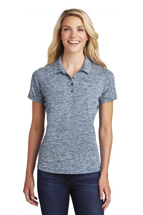 Sport-Tek  ®  Women's PosiCharge  ®  Electric Heather Polo. LST590 - Sport-Tek LST590