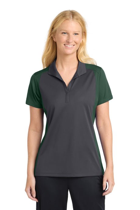 Sport-Tek LST652 Women's Colorblock Micropique Sport-Wick Polo