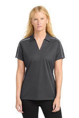 Sport-Tek ®  Women's Micropique Sport-Wick ®  Piped Polo. LST653 - Sport-Tek LST653