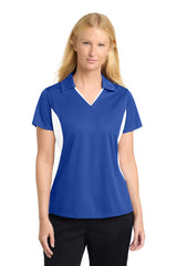 Sport-Tek LST655 Women's Side Blocked Micropique Sport-Wick Polo