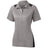 Ladies Heather Colorblock Contender Polo Women's DRI-EQUIP Vintage Heather/Black X-Small