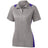 Ladies Heather Colorblock Contender Polo Women's DRI-EQUIP Vintage Heather/Purple X-Small